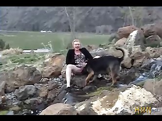 1 A Minx Gets Fucked By Her Dog, In Nature. (part 4)