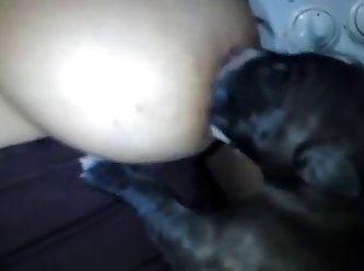 Woman Breastfeed 2 Puppies